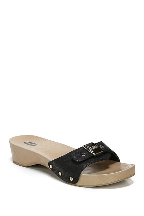 DR. SCHOLL'S DR. SCHOLL'S CLASSIC SNAKE EMBOSSED SANDAL