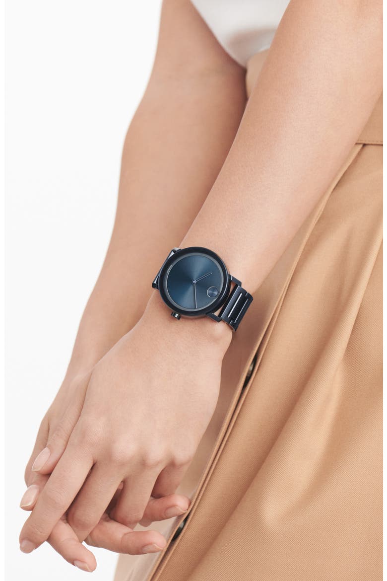 Bold Evolution Bracelet Watch, 40mm, Alternate, color, BLUE