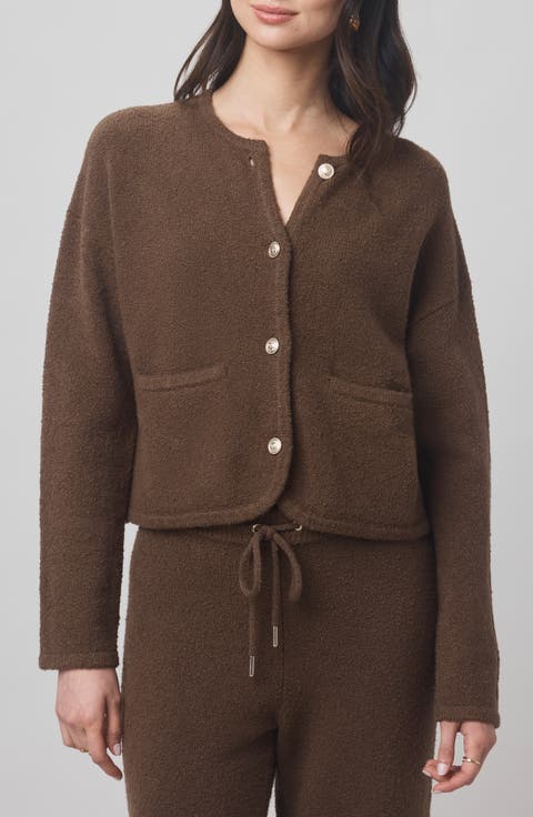 x @cellajaneblog Bouclé Cardigan