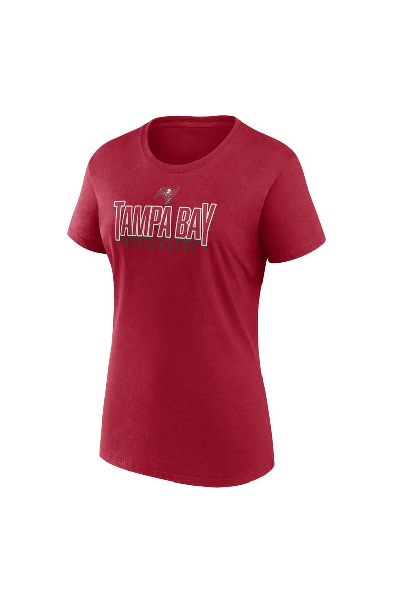 FANATICS Women's Fanatics Branded  Red Tampa Bay Buccaneers Route T-shirt, Alternate, color, 