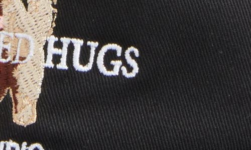 Santo Studio Thugs Need Hugs Baseball Cap In Black