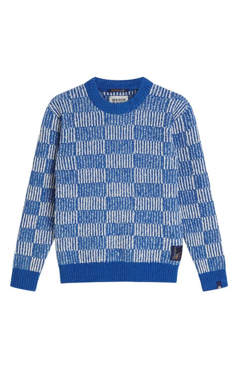 Kids' Structured Crewneck Sweater