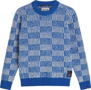 Scotch & Soda Kids' Structured Crewneck Sweater