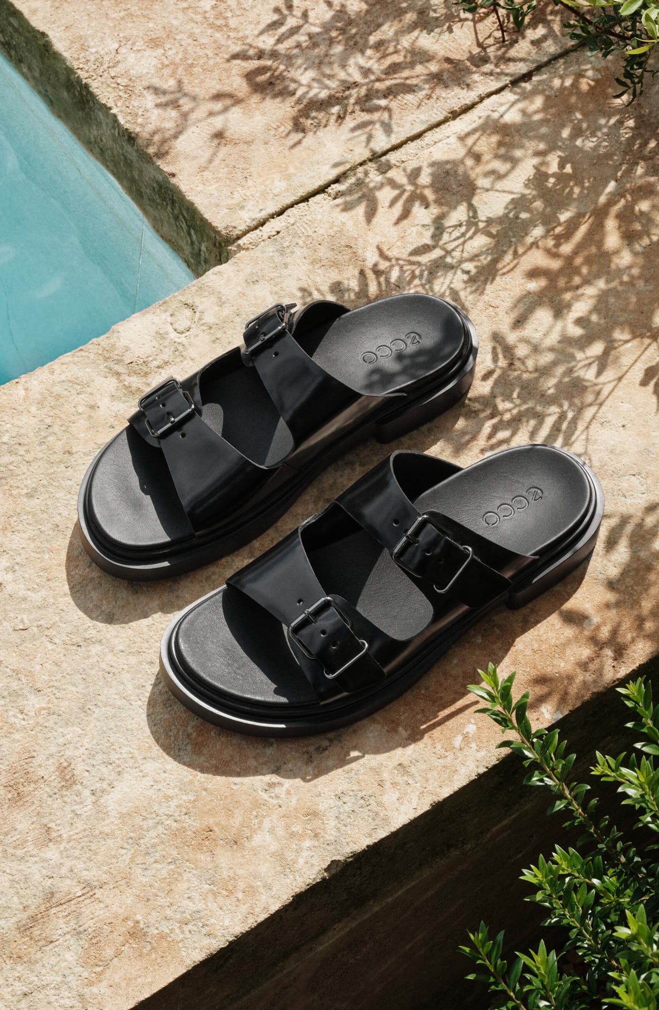 ECCO Metropole Seoul Leather Slide Sandal (Women) | Nordstrom
