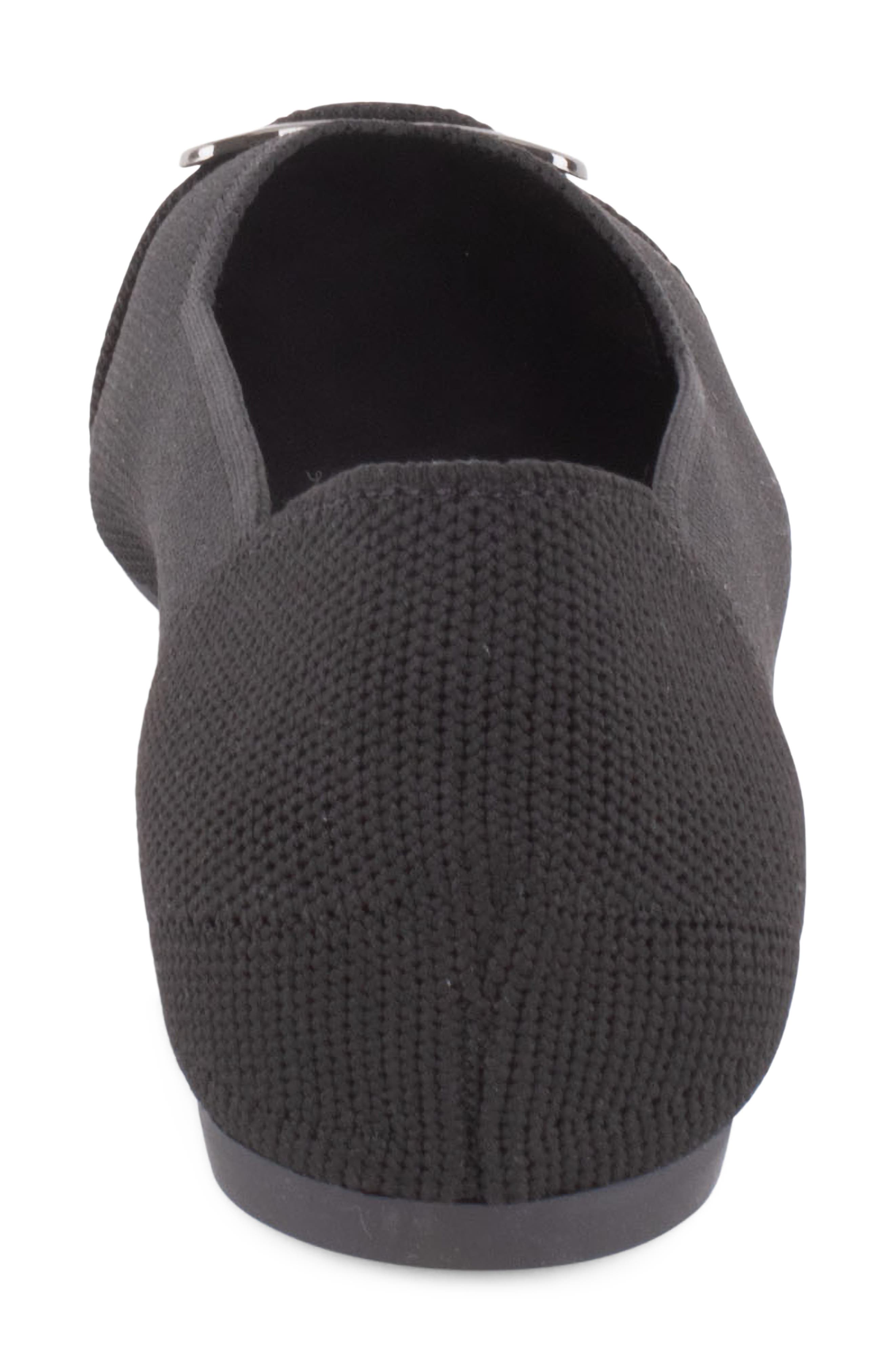 Tahari Lucerne Pointed Toe Flat, Alternate, color, Black