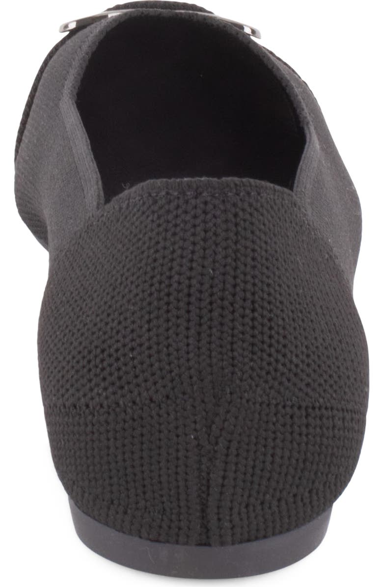 Tahari Lucerne Pointed Toe Flat, Alternate, color, Black