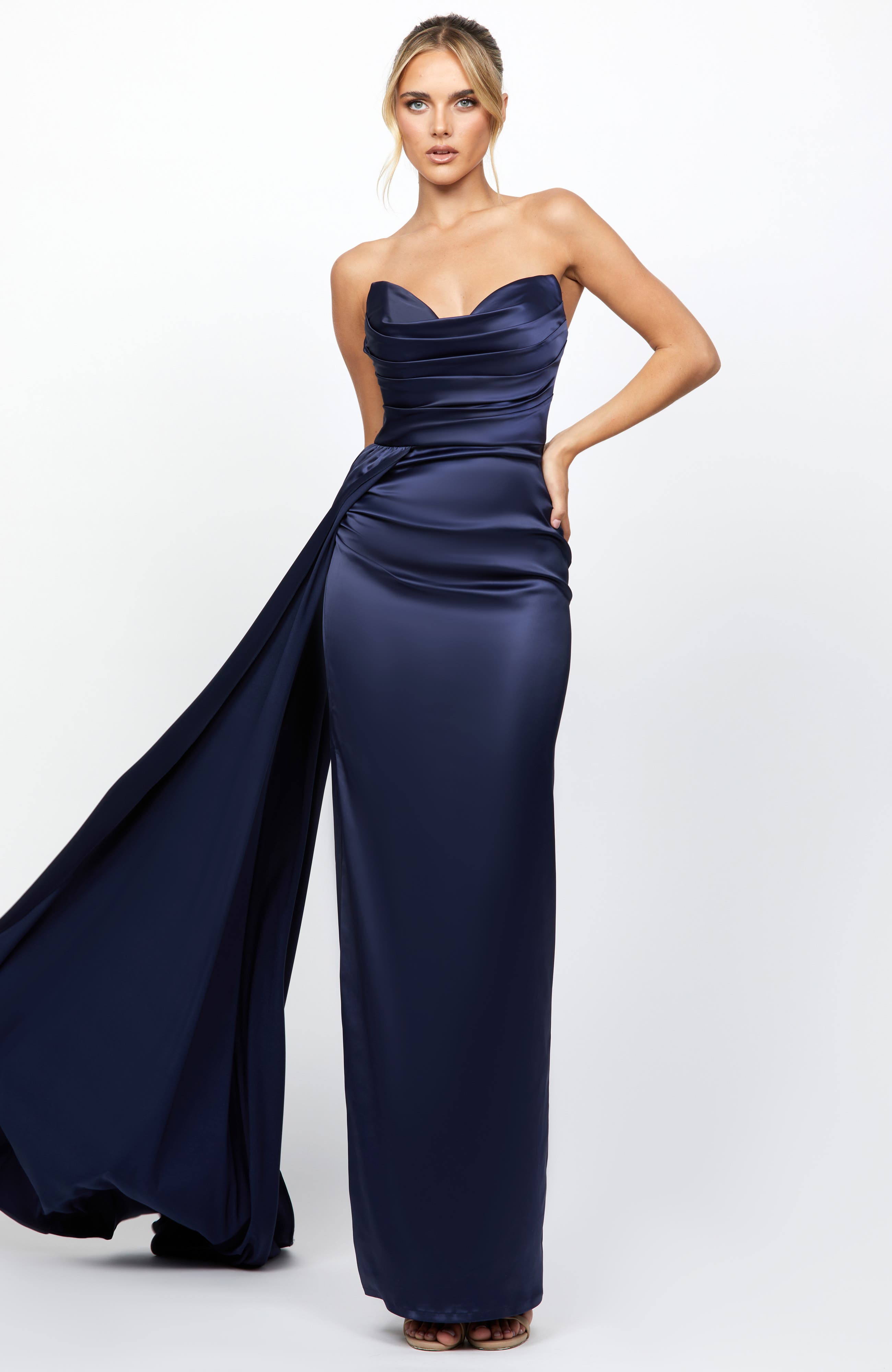 Bonni Strapless Sash Gown - image 2