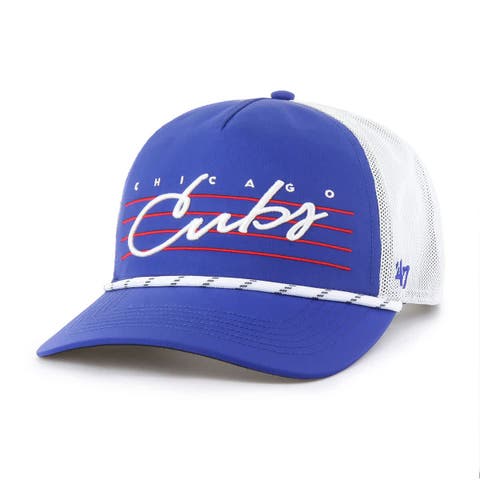 Men's '47 Royal Chicago Cubs Brrr Downburst Mesh Hitch Adjustable Hat