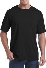 Harbor Bay by DXL Big & Tall Moisture-Wicking Pocket T-Shirt