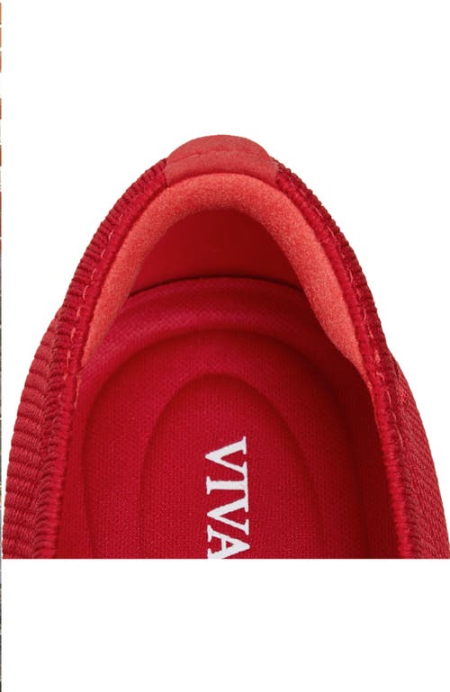 Vivaia Almond-toe Mary-jane In Red