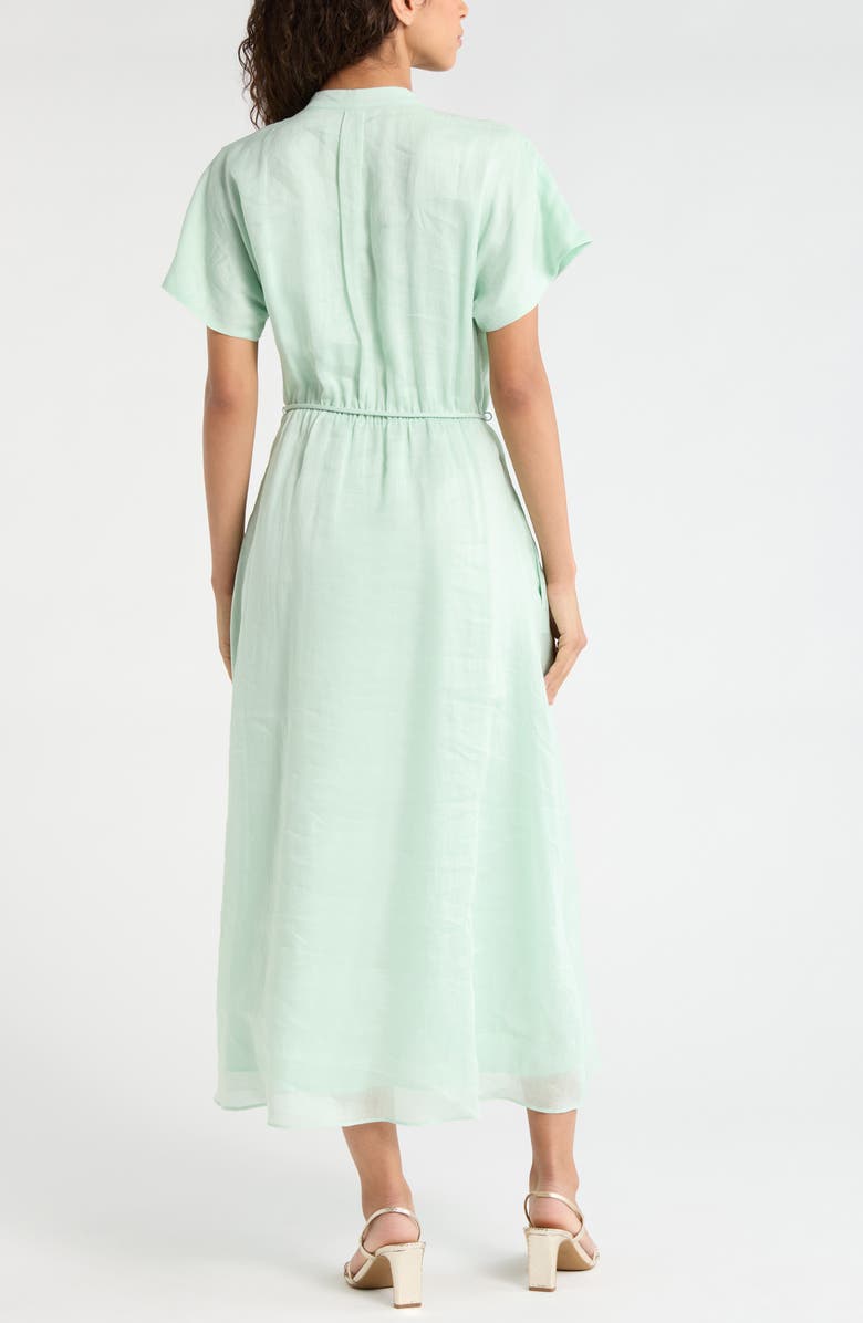 Ever New Jemma Linen Shirtdress, Alternate, color, Mint