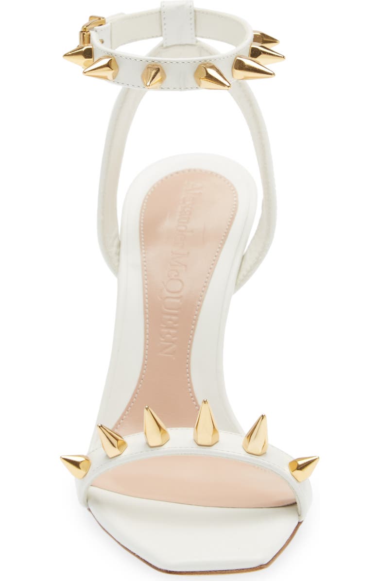 McQueen Alexander McQueen Punk Stud Ankle Strap Sandal, Alternate, color,