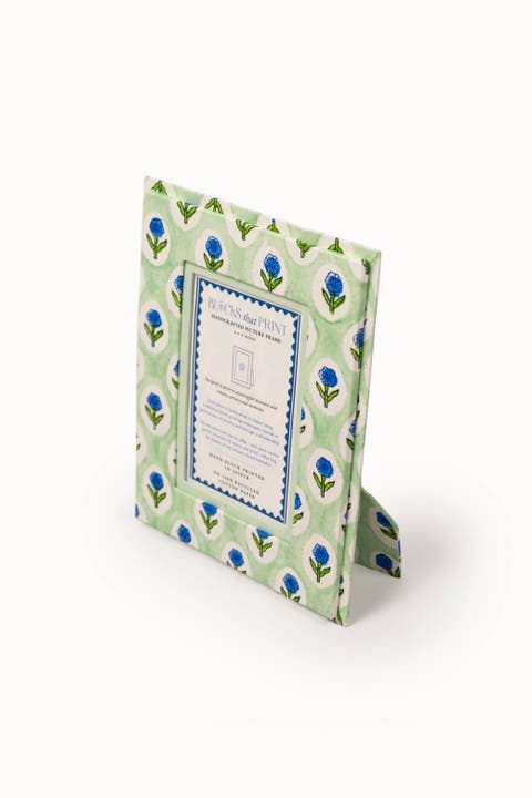 Block Print Photo Frame
