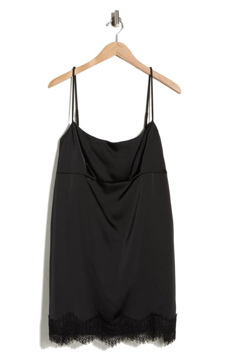 Lace Trim Minidress