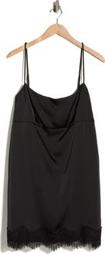 WAYF Lace Trim Minidress