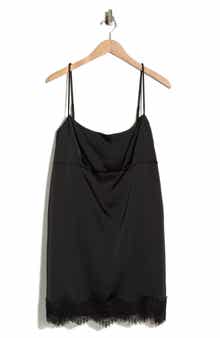 WAYF Lace Trim Minidress