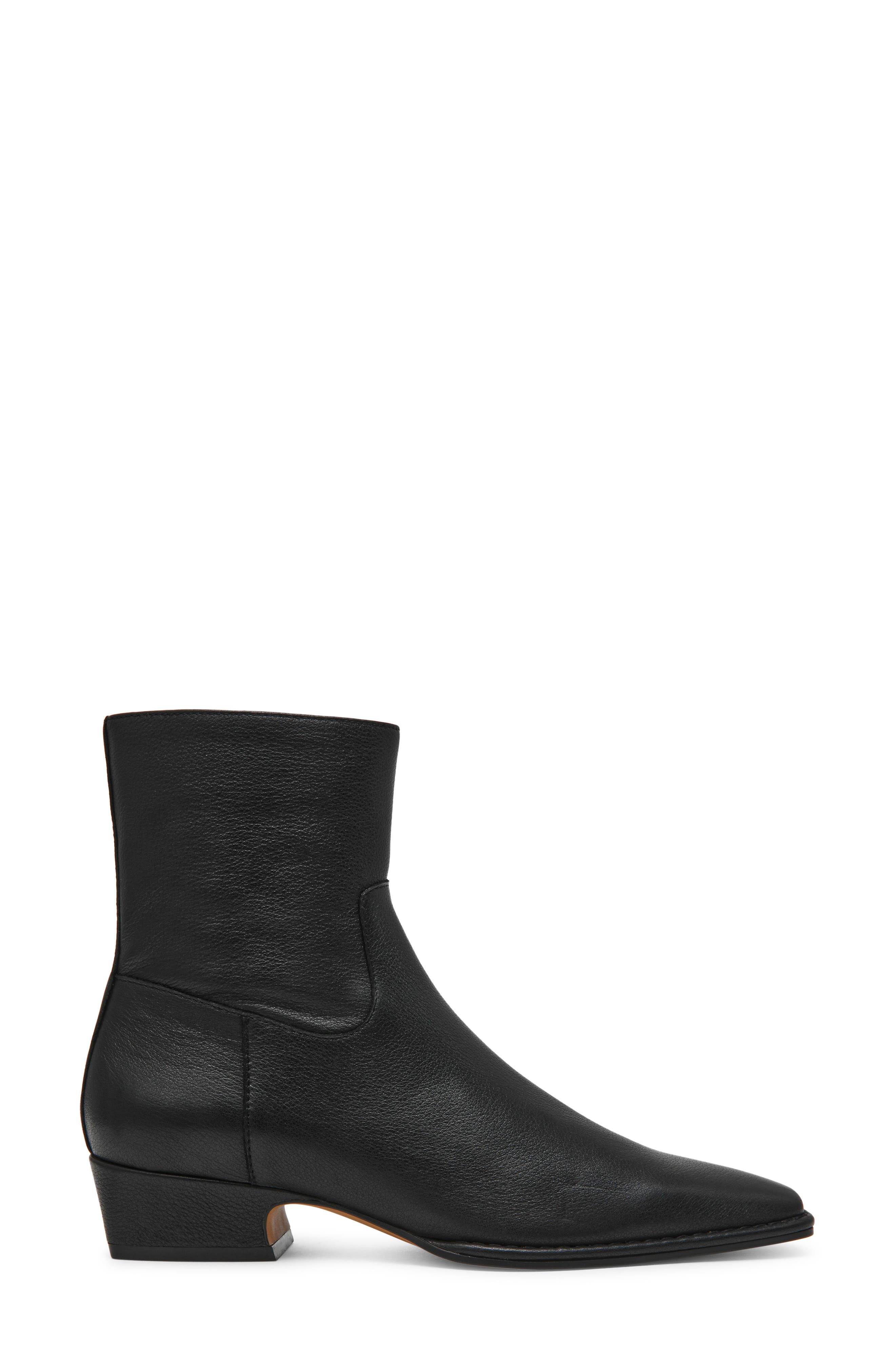 Define Block Heel Bootie, Alternate, color, BLACK LEATHER