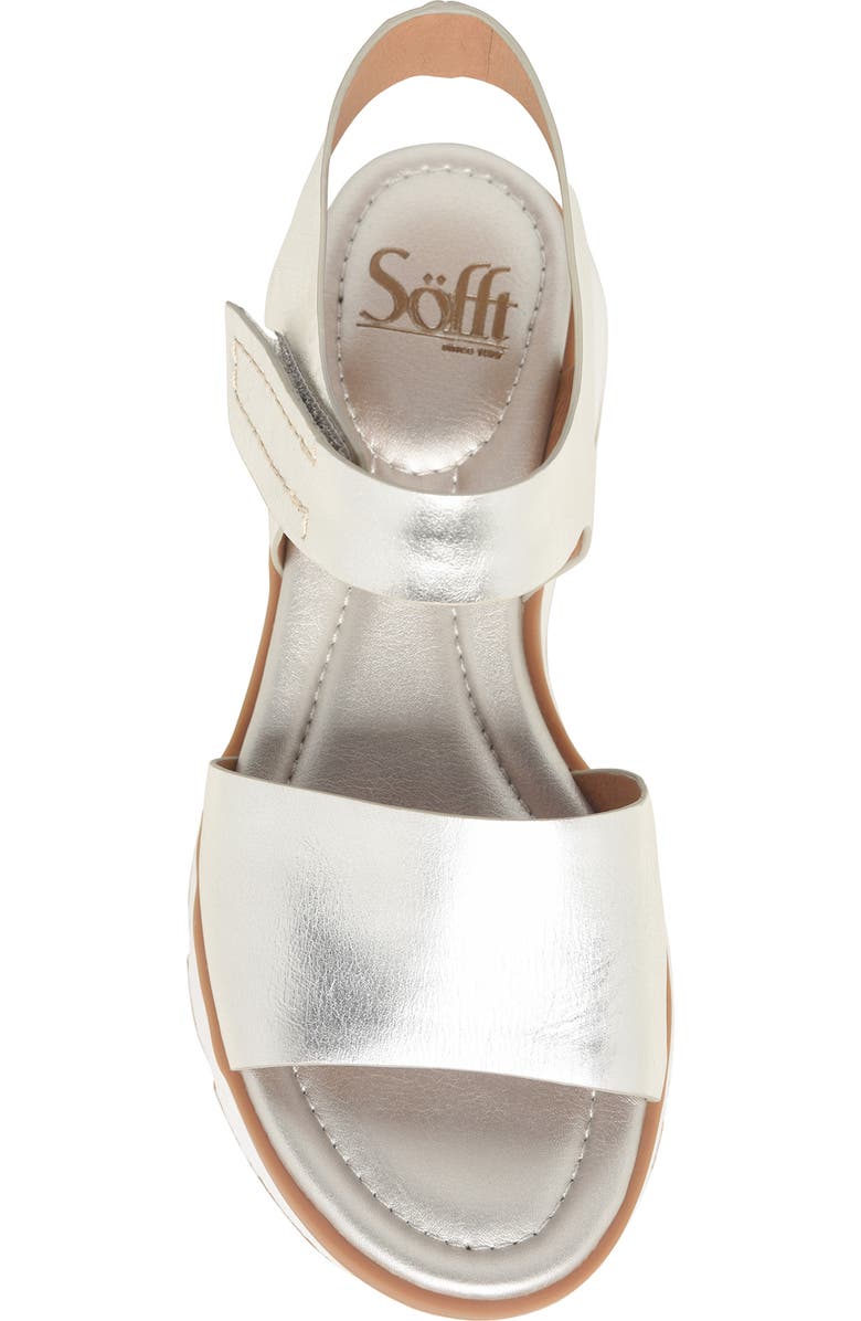 Söfft Morgan Metallic Sandal, Alternate, color,