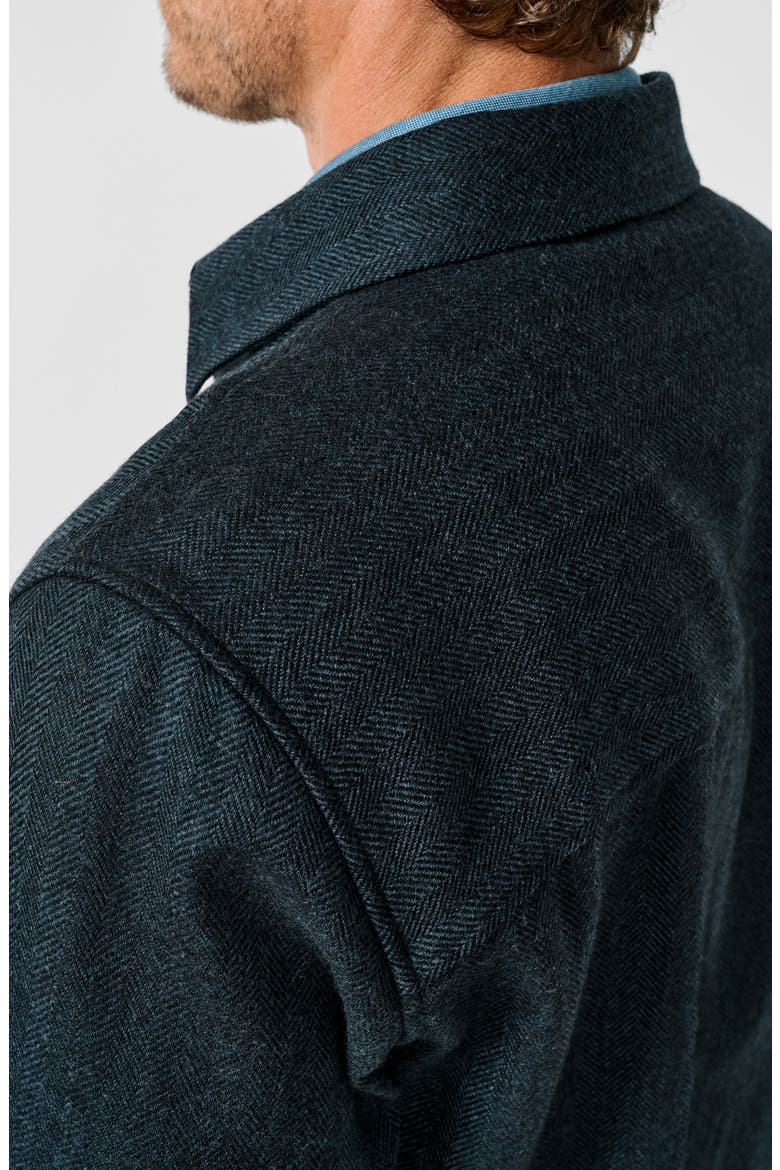 Moore Wool Overshirt, Alternate, color, GREEN