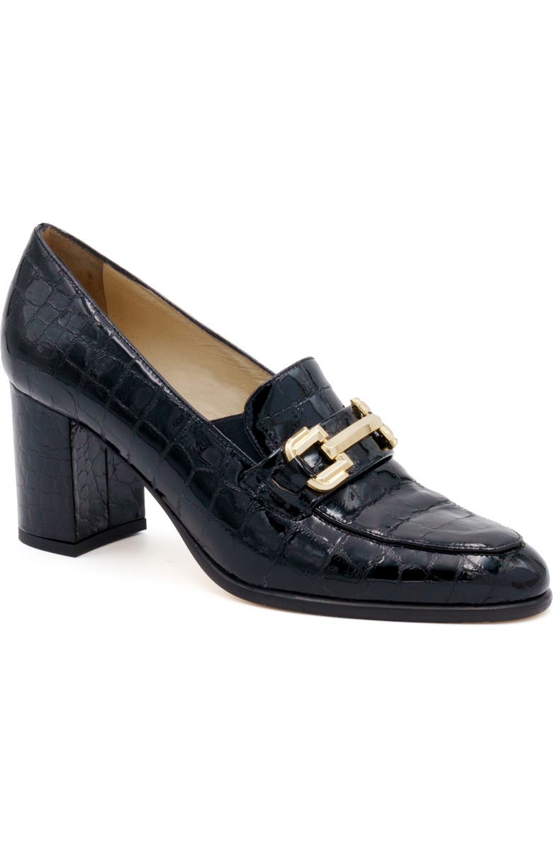 Amalfi by Rangoni Lanternal Croc Embossed Bit Pump, Main, color,