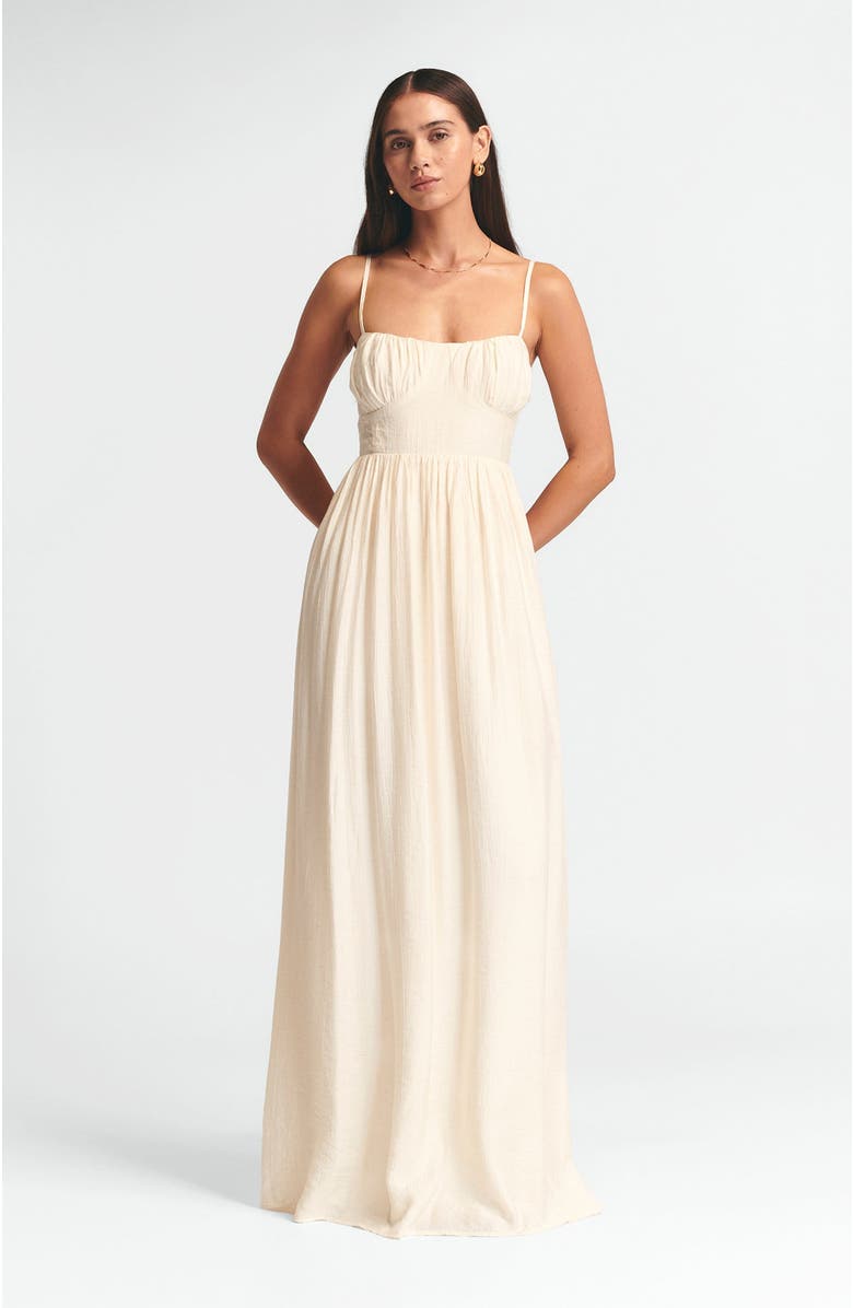 ST MRLO George Maxi Dress, Alternate, color, Cream