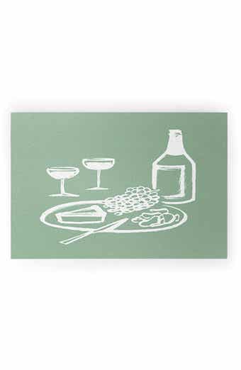 Intemporalis Wine and Cheese Door Mat