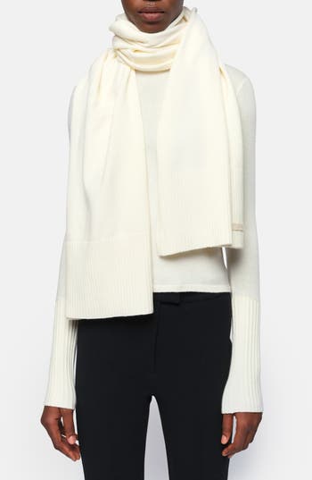 Apparis Harris Scarf In White