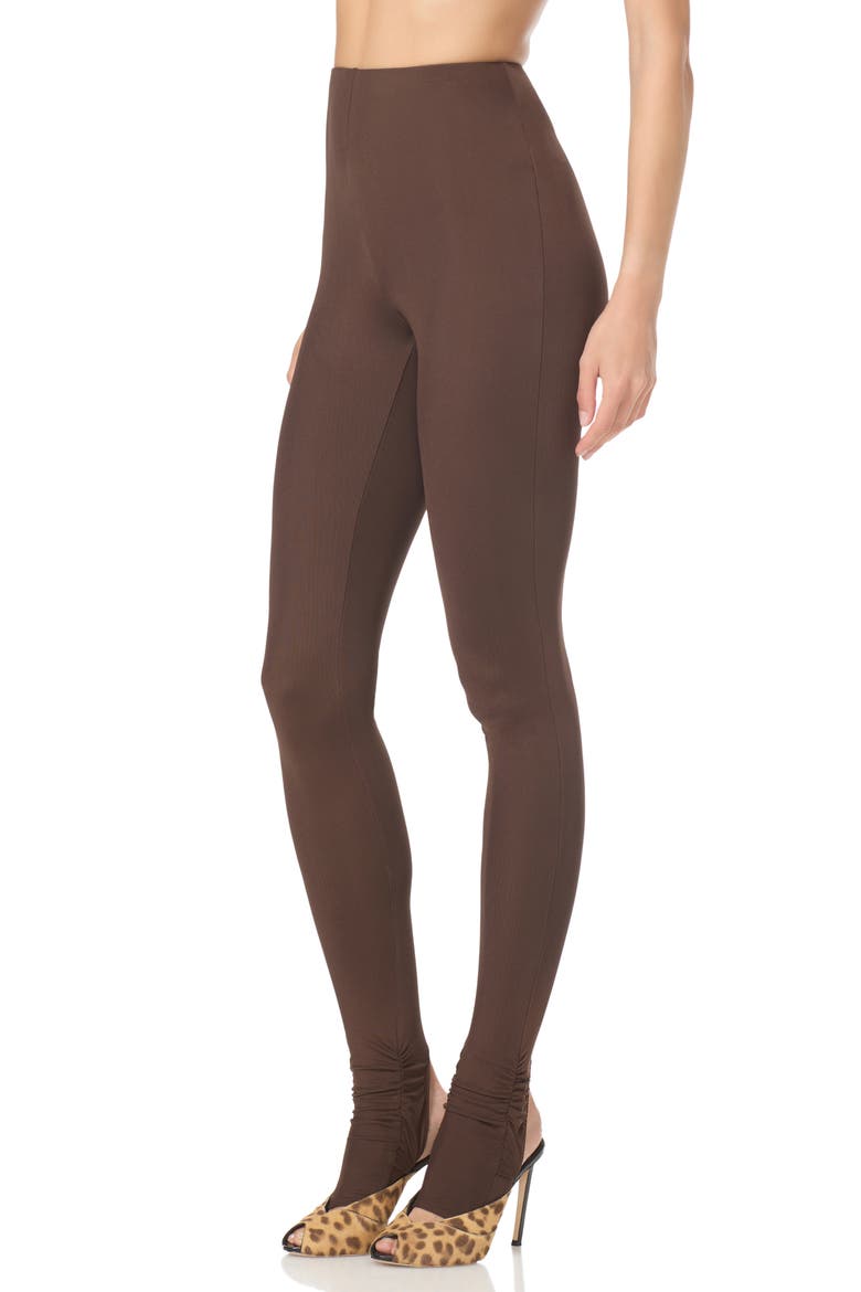Antigo High Waist Leggings, Alternate, color, ESPRESSO