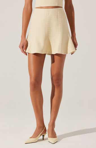 ASTR the Label Kiona Metallic Tweed Miniskirt