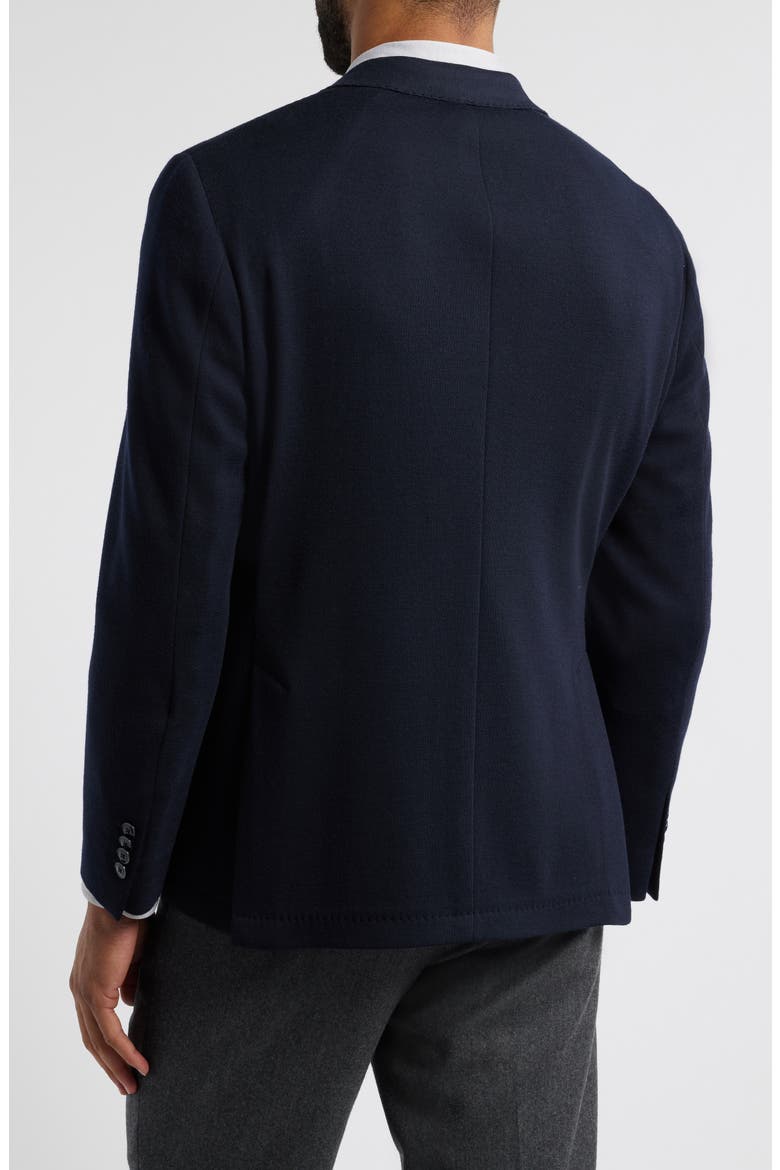 Travieso Solid Navy Wrinkle Resistant Wool Sport Coat, Alternate, color, NAVY