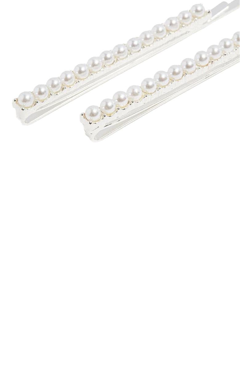NUME Glam Sparkle 6-pcs Hair Pin Bundle, Alternate, color, Rose Gold And Silver