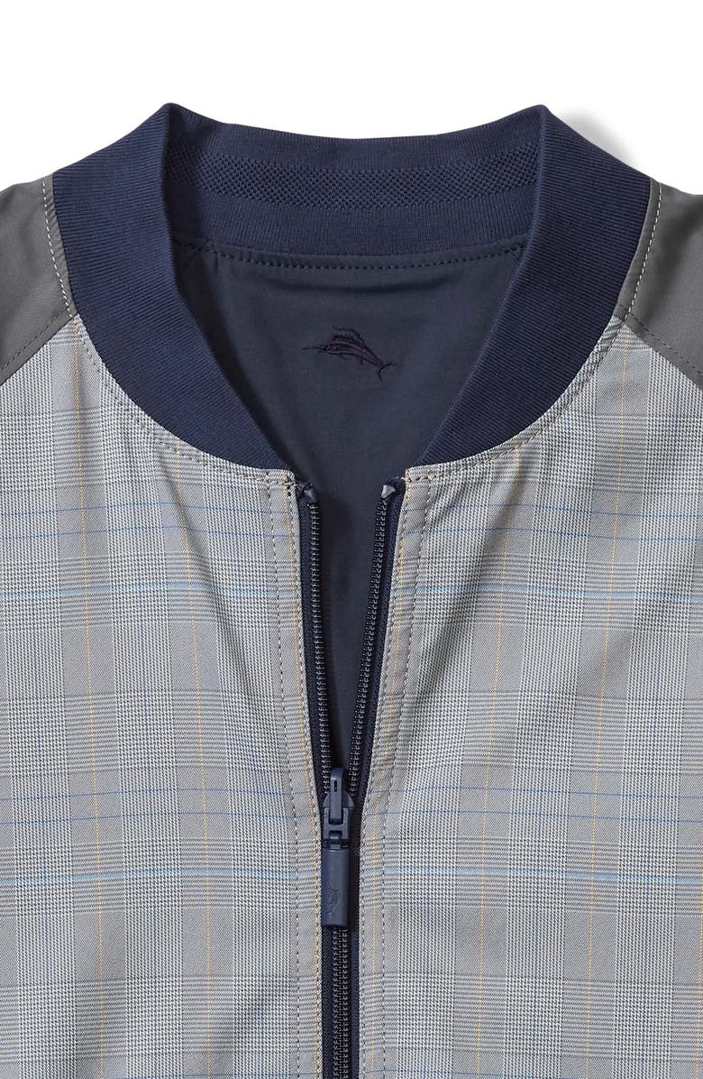 Tommy Bahama Island Driver Reversible Bomber Jacket, Alternate, color, Dark Eclipse