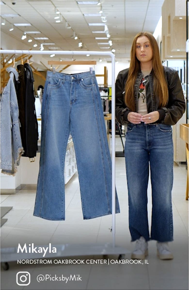 Taylor High Waist Wide Leg Jeans, sales video thumbnail
