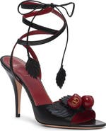 Valentino Garavani Cherryfic Ankle Strap Sandal