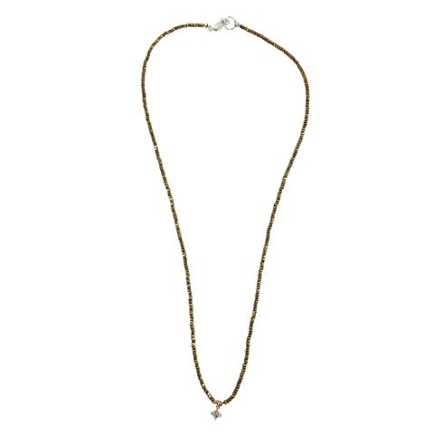 Faceted Beaded Charm Necklace