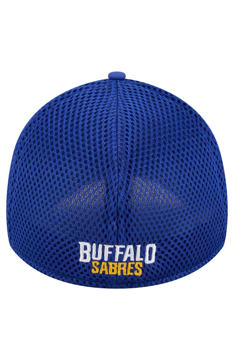 New Era Men's New Era  Royal Buffalo Sabres Linear Featherweight 39THIRTY Flex Hat, Alternate, color, 