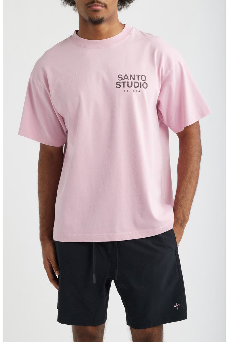 Dove Quotes Cotton Graphic T-Shirt, Main, color, SALMON