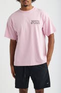 SANTO STUDIO Dove Quotes Cotton Graphic T-Shirt
