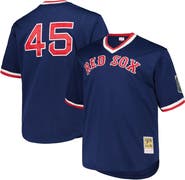 Mitchell & Ness Men's Mitchell & Ness Pedro Martinez Navy Boston Red Sox 1999 Cooperstown Collection Mesh Pullover Jersey