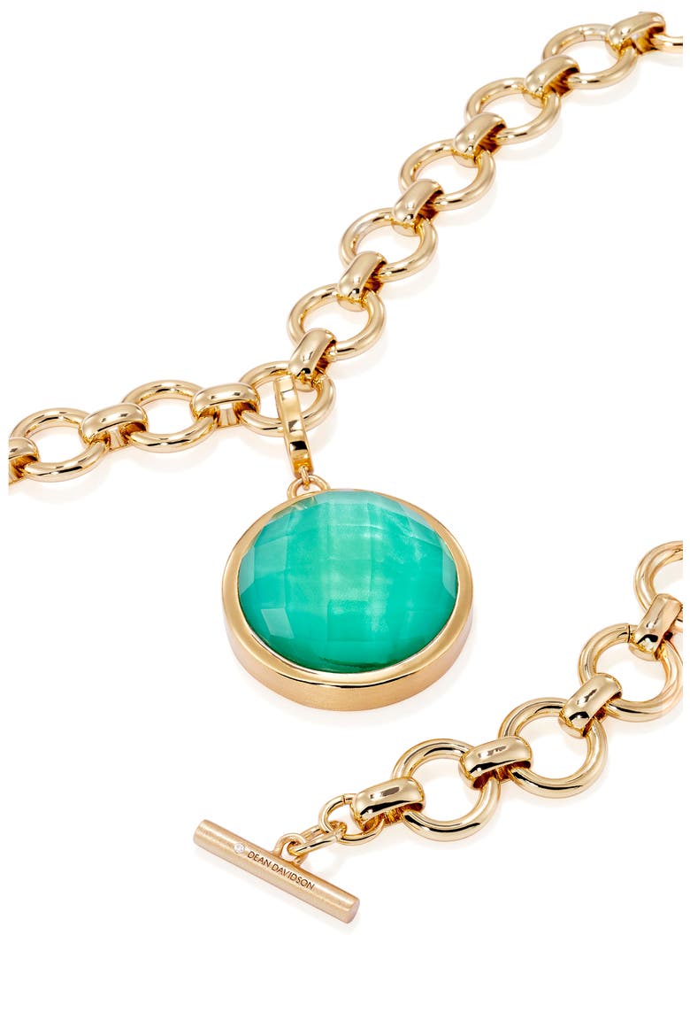 Knockout Collar Necklace, Alternate, color, BANYAN GREEN