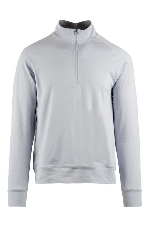 Jersey Quarter Zip Sweatshirt