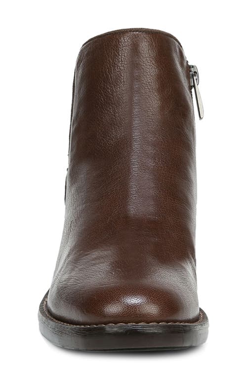 Franco Sarto Marcus Womens Zipper Comfort Booties In Brown
