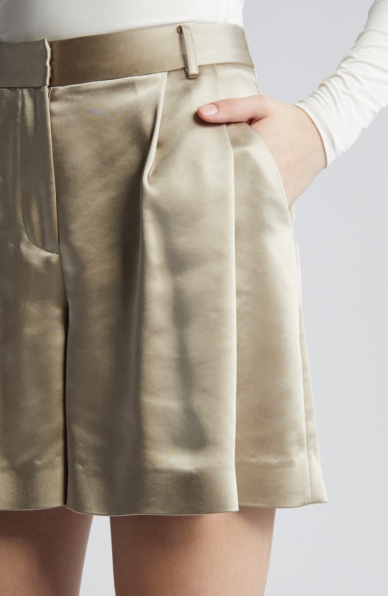 KOBI HALPERIN Jaynie Satin Shorts, Alternate, color,