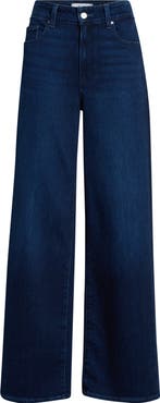 PAIGE Sasha High Waist Wide Leg Jeans