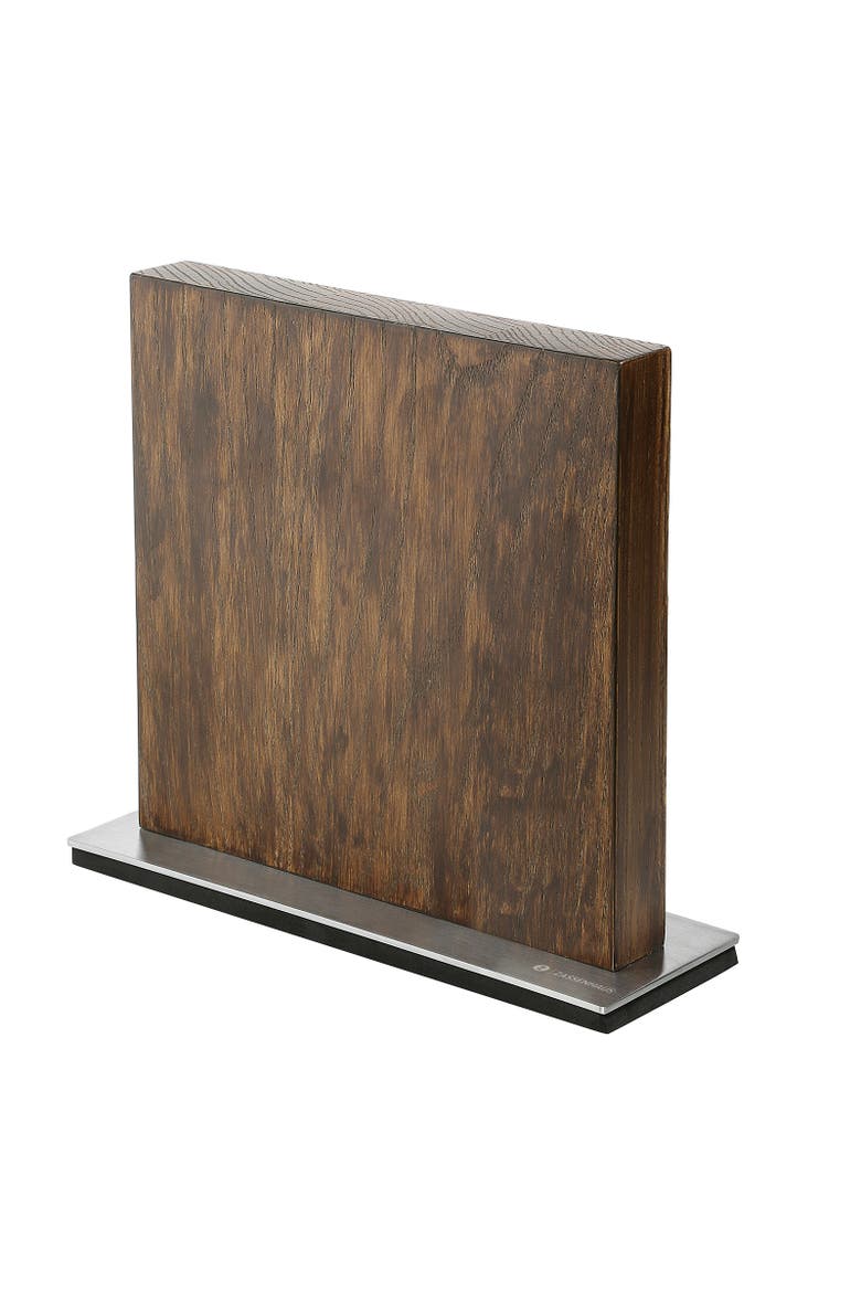 Magnetic Wood Knife Block for Counter, Main, color, Ash