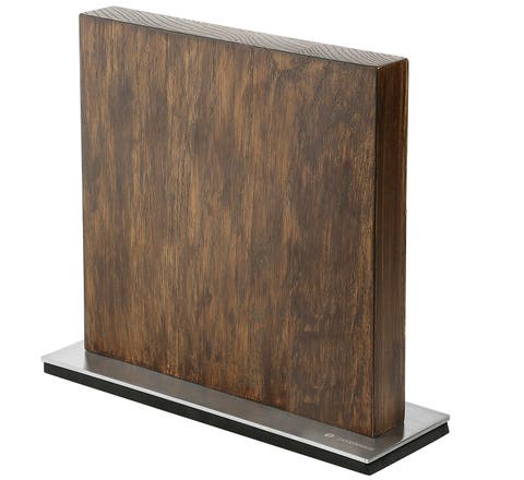 Magnetic Wood Knife Block for Counter