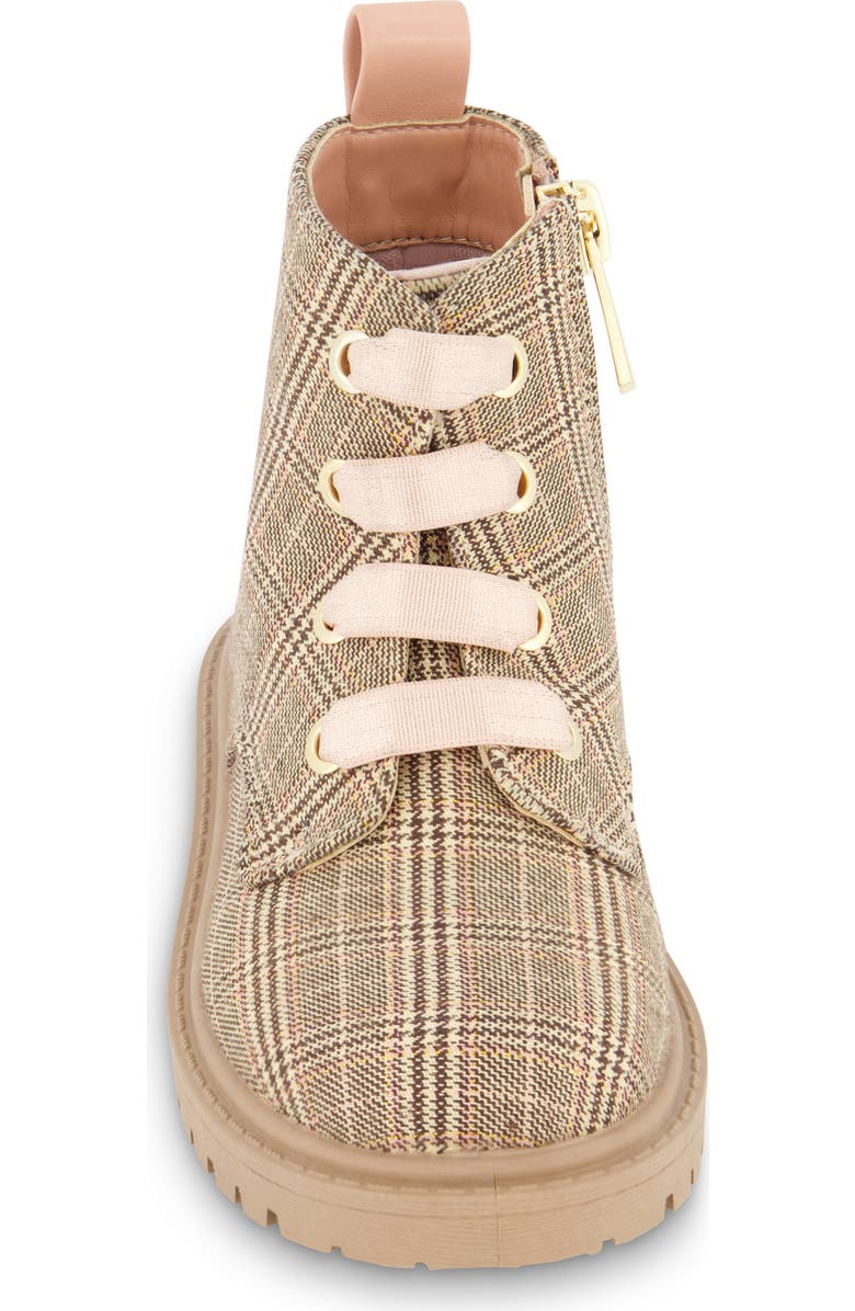 SAM & LIBBY Kids' Houndstooth Plaid Lug Boot, Alternate, color,