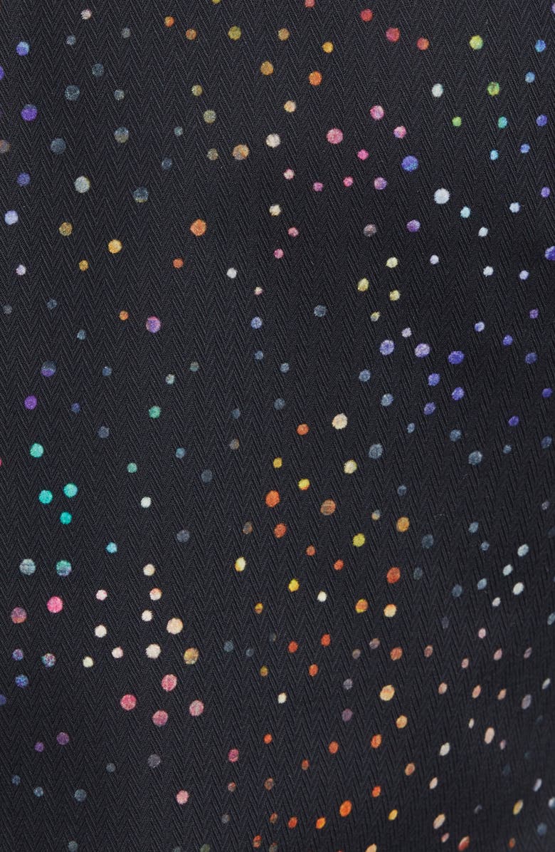 Jared Lang Dot Herringbone Sport Shirt, Alternate, color, 