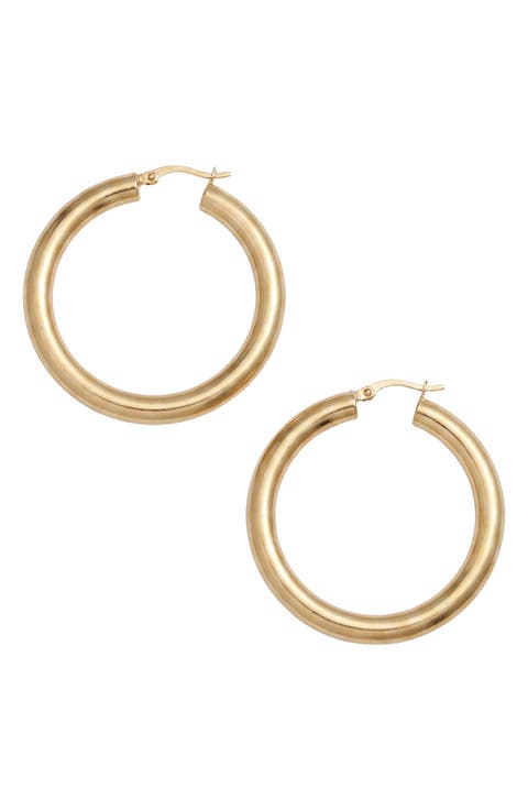 Hollow Hoop Earrings