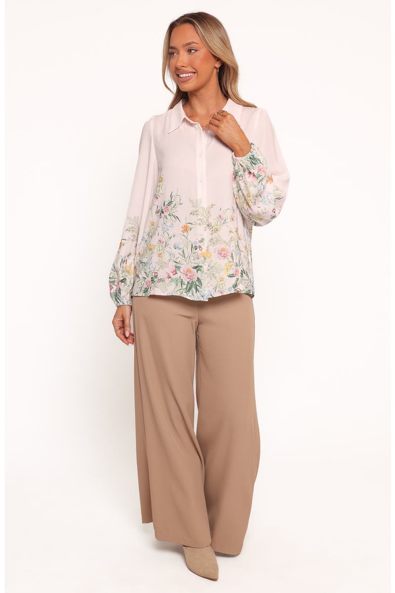 Avis Floral Print Shirt, Alternate, color, PINK FLORAL